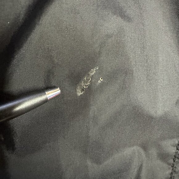 Vintage Nike Jacket Anoark Windbreaker Mens XL Black Swoosh Logo Striped READ - Picture 3 of 8